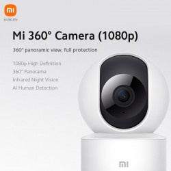 Zoom Informatique (Officiel) - 📹Caméra de surveillance d'intérieur #Xiaomi  Mi Home Security Camera 360° 1080p📽🎥 ✓Protection complète en vidéo haute  définition complète 1080P FHD. 🏅 Vision à 360 ° 💫 🏅Vision nocturne